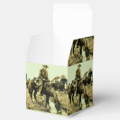 Western Gastgeschenk oder Geschenkboxen Alt West Geschenkschachtel (Geöffnet)