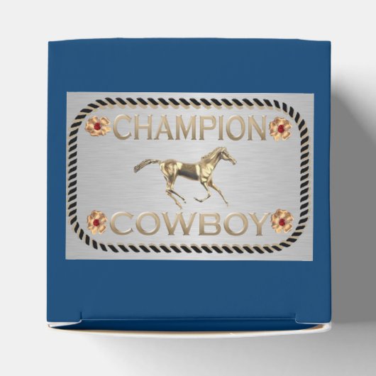 Western Gastgeschenk oder Geschenkboxen Champion C Geschenkschachtel (Oben)