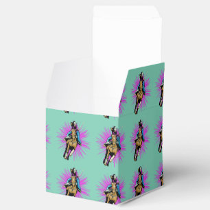 Western Gastgeschenk oder Geschenkboxen Cowgirl Geschenkschachtel