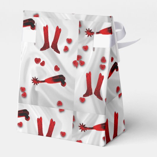 Western Gastgeschenk oder Geschenkboxen Western Ho Geschenkschachtel (Rückseite)