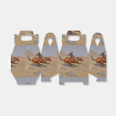 Western Gastgeschenk oder Geschenkboxen Wild West Geschenkschachtel (Ungefaltet)