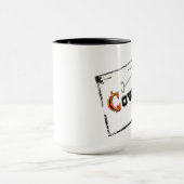 Western-"gebrandmarktes Cowgirl-" Tasse (Zentrum)