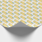 Western Gelbe Rose von Texas Geschenkpapier (Ecke)