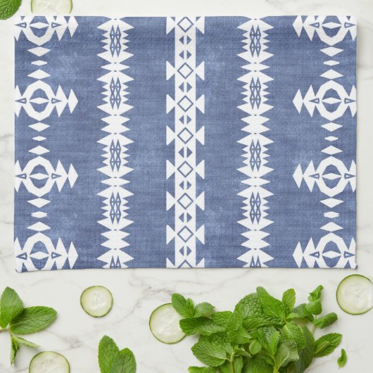 Western Geo Pattern Geschirrtuch (Gefaltet)