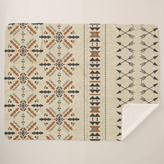 Western Geo Tribal Sherpadecke (Vorderseite (Horizontal))
