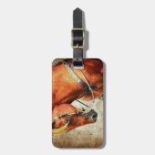 Western Gepäckanhänger (Vorderseite vertikal)