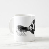 Western-gepunktete Stinktier-Tasse Kaffeetasse (Vorderseite Links)