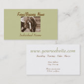 Western-Geschäfts-Karte Visitenkarte (Vorne/Hinten)