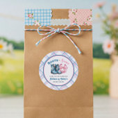 Western-Geschlechtsverkehr bei Booten oder Bows Runder Aufkleber