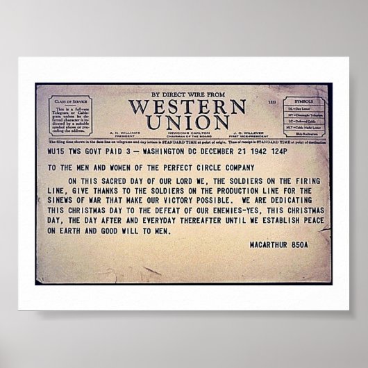Western Gewerkschaft Poster (Vorne)