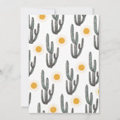 Western gewinnt, wie der Westen ein erster Geburts Einladung (Rückseite)