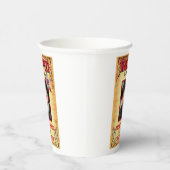 Western Gewollt Poster Pappbecher (Rechts)