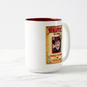 Western Gewollt Poster-Tasse Zweifarbige Tasse (VorderseiteRechts)