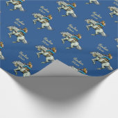 Western Gift Wrapping Paper Rodeo Bronc Rider Geschenkpapier (Ecke)