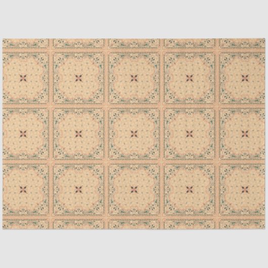 Western Gold Bandana Decoupage Seidenpapier (Vorderseite)