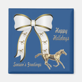 Western Gold Horst und Bow Season 'Grüße Magnet