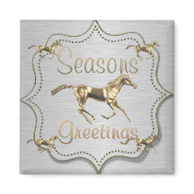 Western Gold Pferd auf Silberurlaub