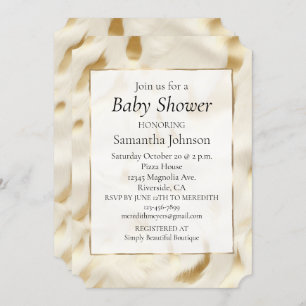 Western Goldcreme Einladung