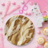 Western Goldcreme Pappteller (Party)