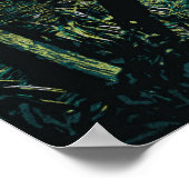 Western Gorilla-Männchen im afrikanischen Dschunge Poster (Ecke)