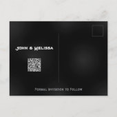 Western Gothic Save the Date Postkarte (Rückseite)