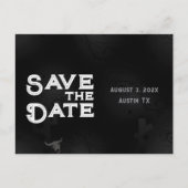 Western Gothic Save the Date Postkarte (Vorderseite)
