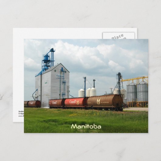 Western Grain Elevator Postkarte (Vorne/Hinten)