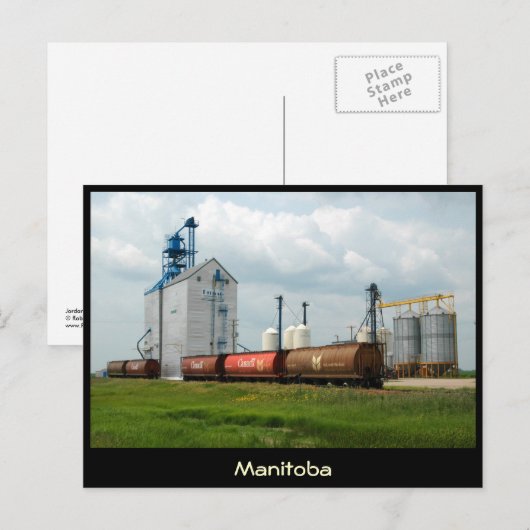 Western Grain Elevator Postkarte (Vorne/Hinten)