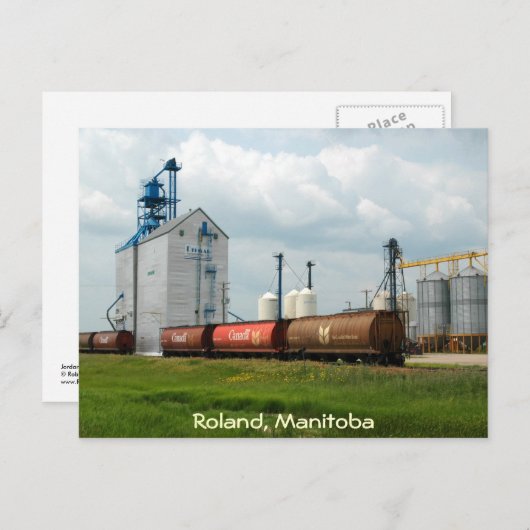 Western Grain Elevator Postkarte (Vorne/Hinten)