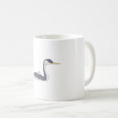 Western Grebe Aquarell Kaffeetasse (VorderseiteRechts)