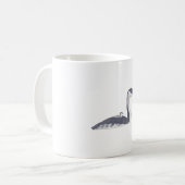 Western Grebe Aquarell Kaffeetasse (Vorderseite Links)