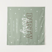 Western Green Dirty Thirty 30th Birthday Backdrop Wandteppich (Vorderseite (Horizontal))