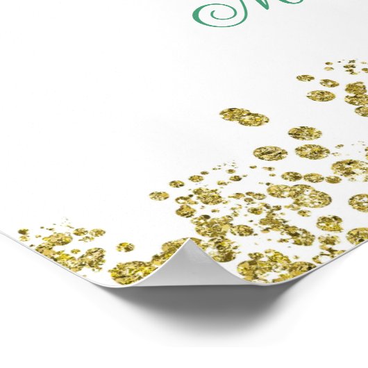 Western Green Hunter Charra Begrüßungszeichen Poster (Ecke)