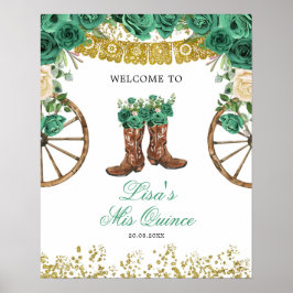 Western Green Hunter Charra Begrüßungszeichen Poster