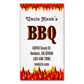 Western GRILLEN Restaurant Custom Magnetkarte Magnetische Visitenkarte (Vorderseite Vertikal)