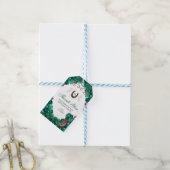 Western Grüne Rose Ranchero Quinceanera Geschenkar Geschenkanhänger (Mit Garn)