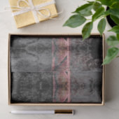 Western Grunge Textur Rustikal Graurosa Bull Skull Seidenpapier (Geschenk)