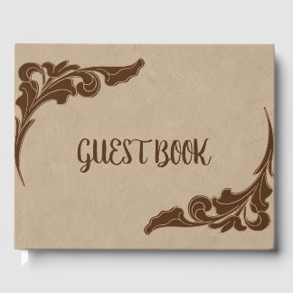 Western Guest Book Gästebuch