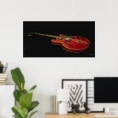 Western Guitar Poster (Heimbüro)