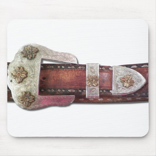 Western Gürtelschnalle Mousepad (Vorne)