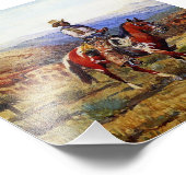 Western "Gute Zeiten machen" Kunst von Ed Borein Fotodruck (Ecke)