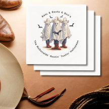 Western Halloween Funny Ghost Cowboys Custom