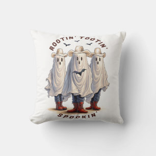 Western Halloween Spooky Cowboy Ghosts Custom Kissen