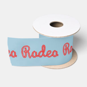 Western-Handwerks-Blumengeschenk-Band-Rodeo Satinband
