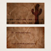 Western Hang Tag (Vorne & Hinten)