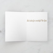 Western Happy Holidays Cowboy Grußkarte Feiertagskarte (Innenseite)