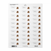 Western Hat and Lasso Graduation return address (Vorne)