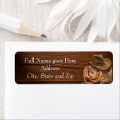 Western Hat und Lasso Abschluss Rücksendeadresse (Insitu)