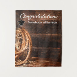 Western Hat und Lasso Backdrop für Grad Party Wandteppich