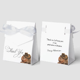 Western Hat und Lasso Graduation Party Geschenkschachtel